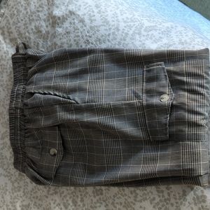 Plaid joggers - size M